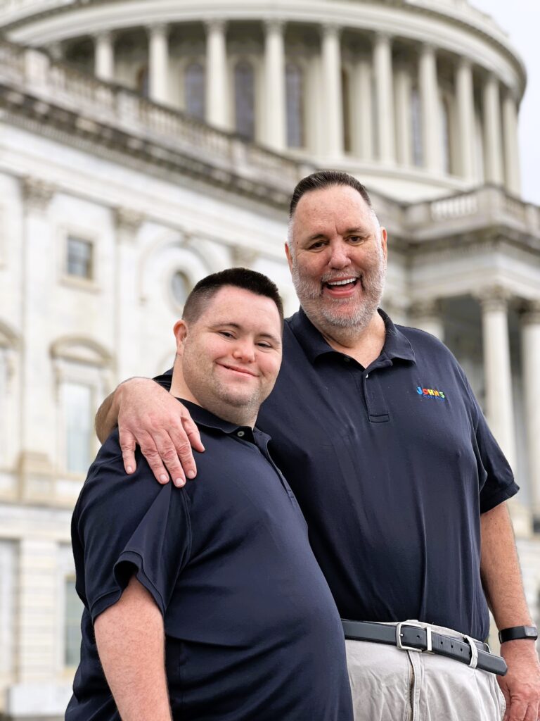 John and Mark on the steps of the U.S. Capitol