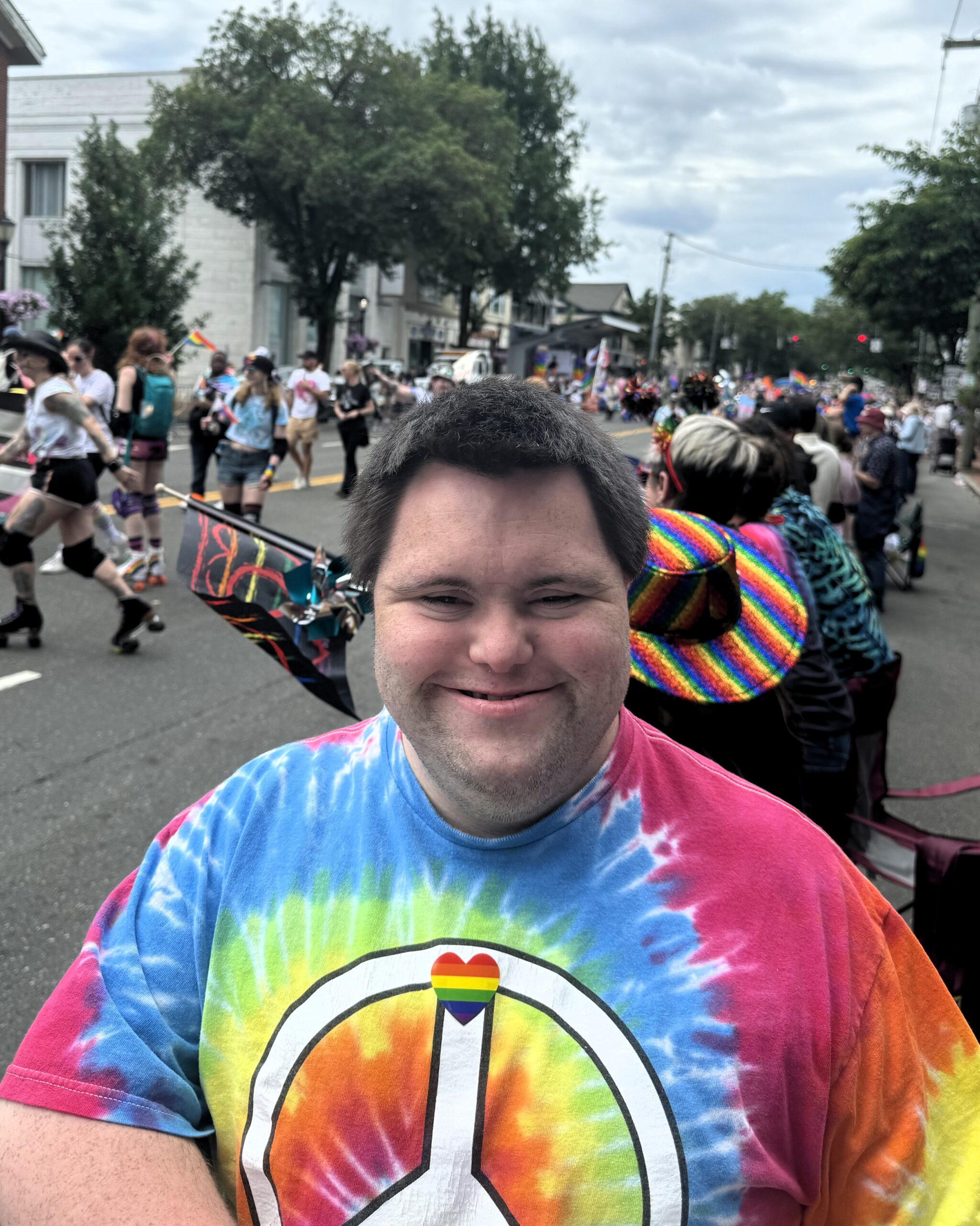 John at the Pride Parade