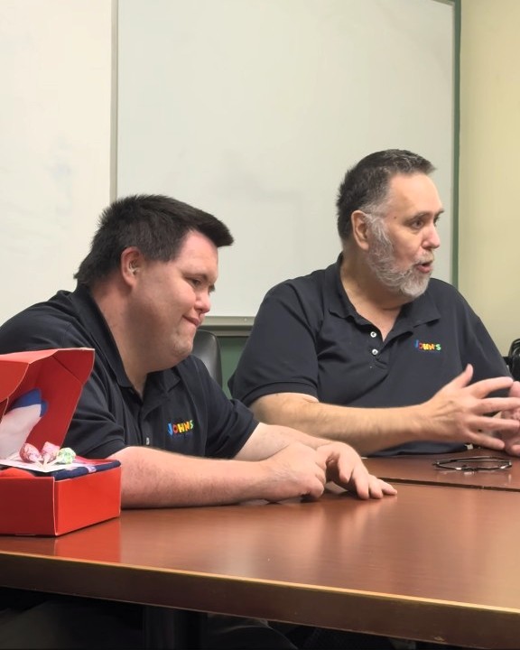 John and Mark speaking at LIU