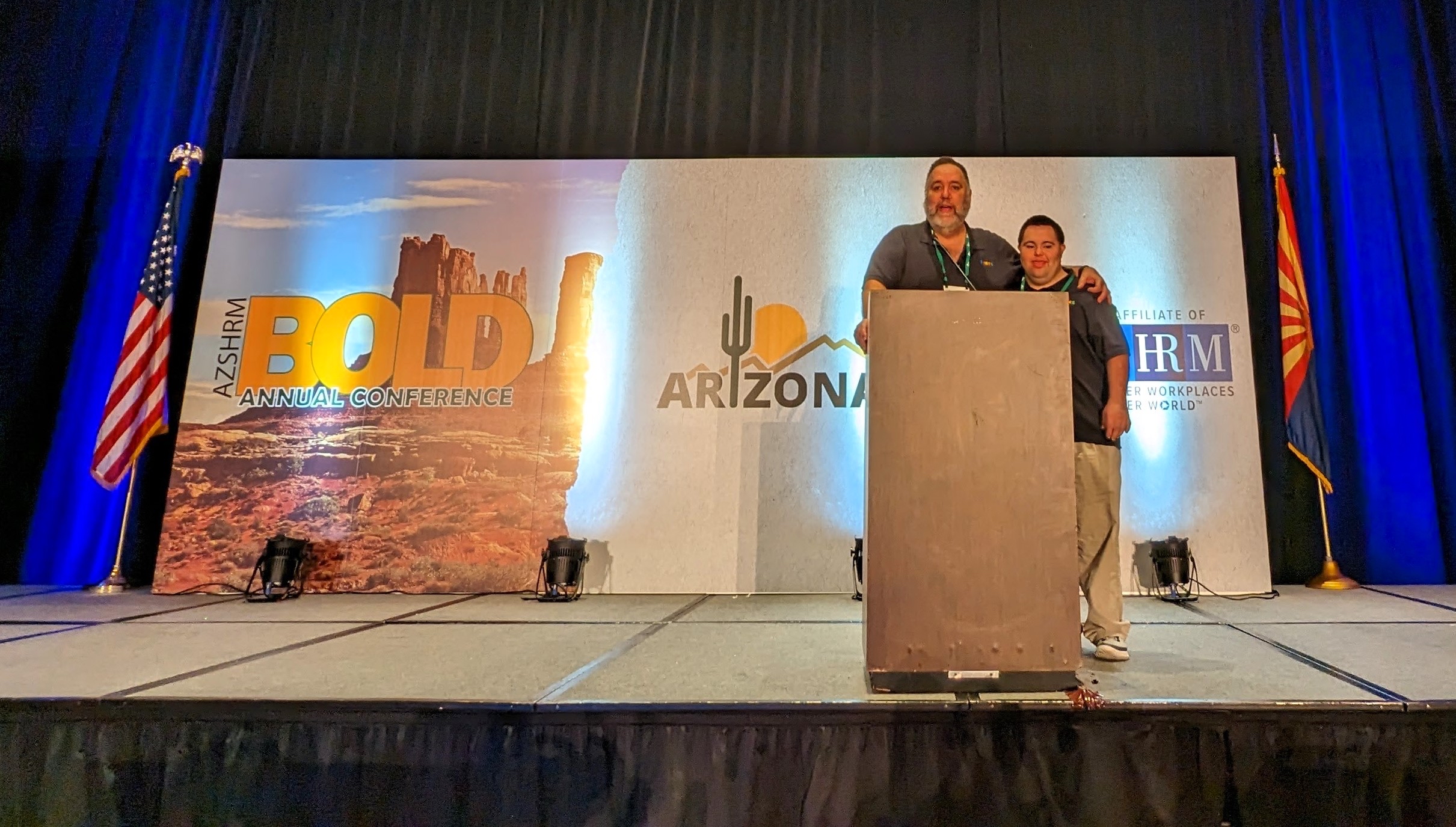 John and Mark Cronin at Arizona SHRM Conference